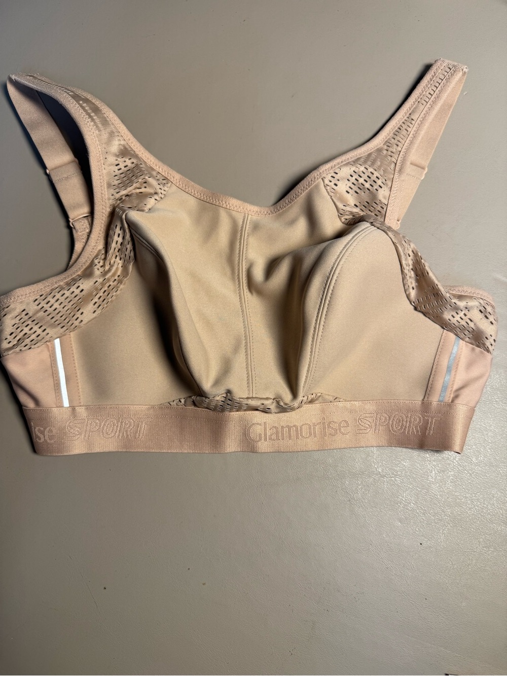 Glamorise Sport Nude High-Support Sports Bra